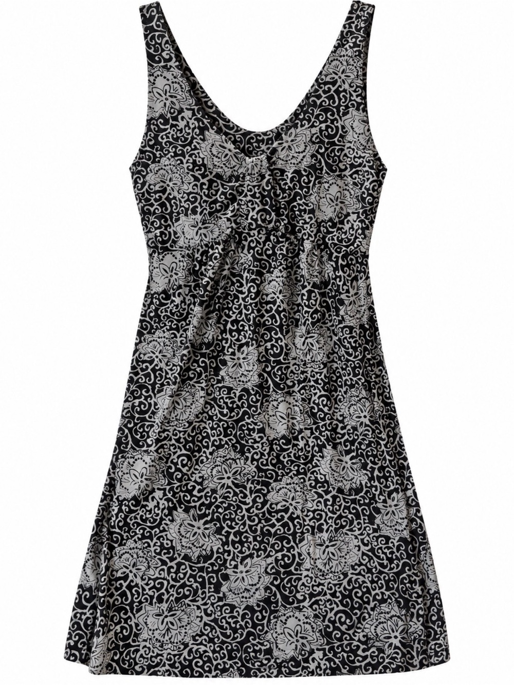 Fresh Produce Black & Gray Batik Dress